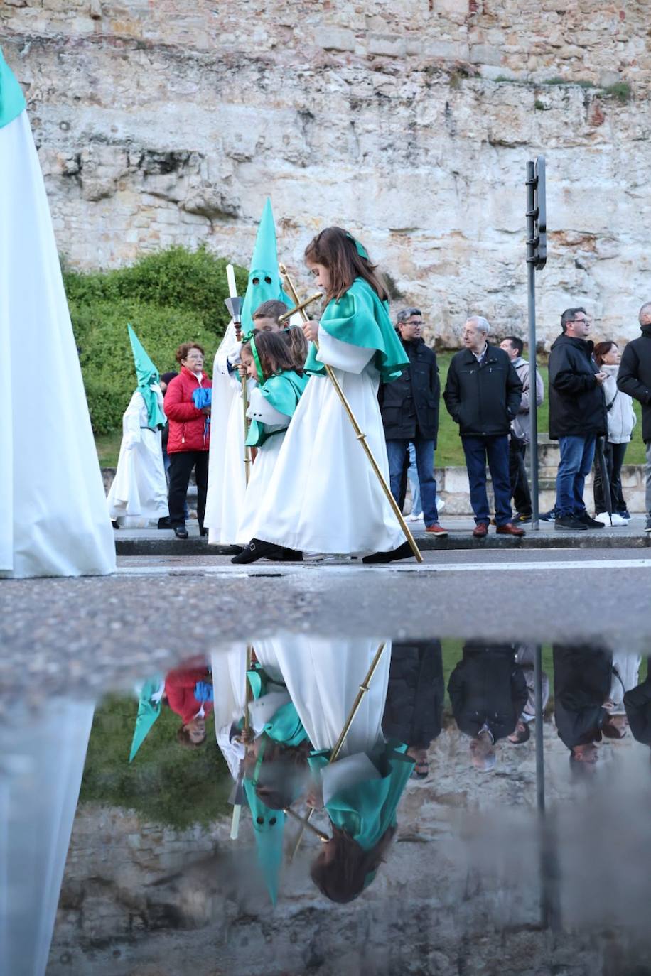 Procesión de la Cofradía de la Oración en el Huerto de los Olivos