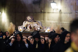 Procesión del Cristo de la Liberación en una imagen de archivo