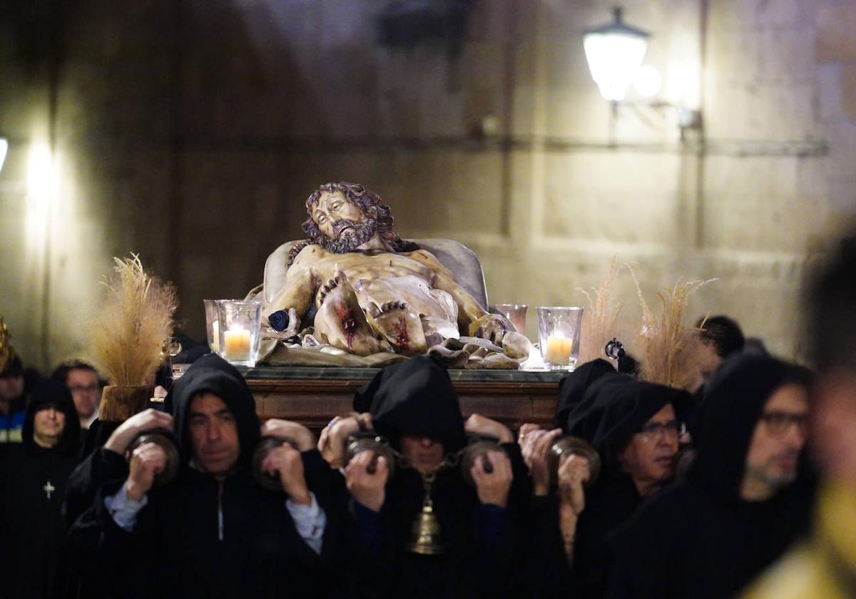 Procesión del Cristo de la Liberación en una imagen de archivo