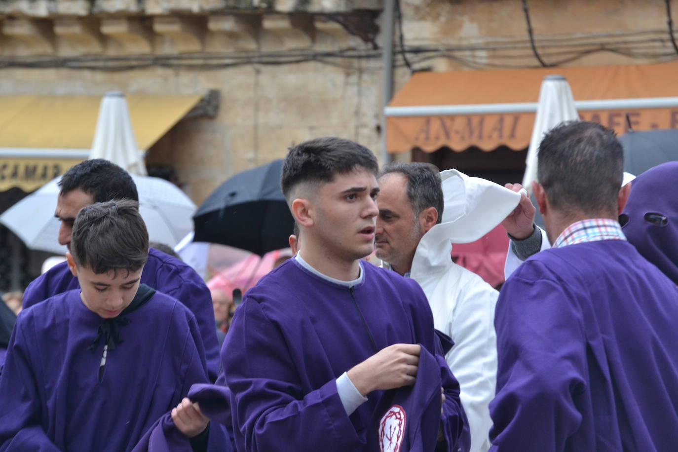 Jesús Resucitado y la Virgen se encuentran en la Plaza Mayor de Ciudad Rodrigo