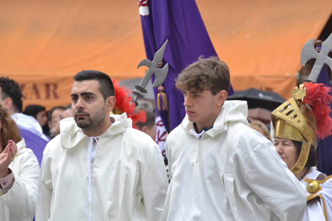 Jesús Resucitado y la Virgen se encuentran en la Plaza Mayor de Ciudad Rodrigo