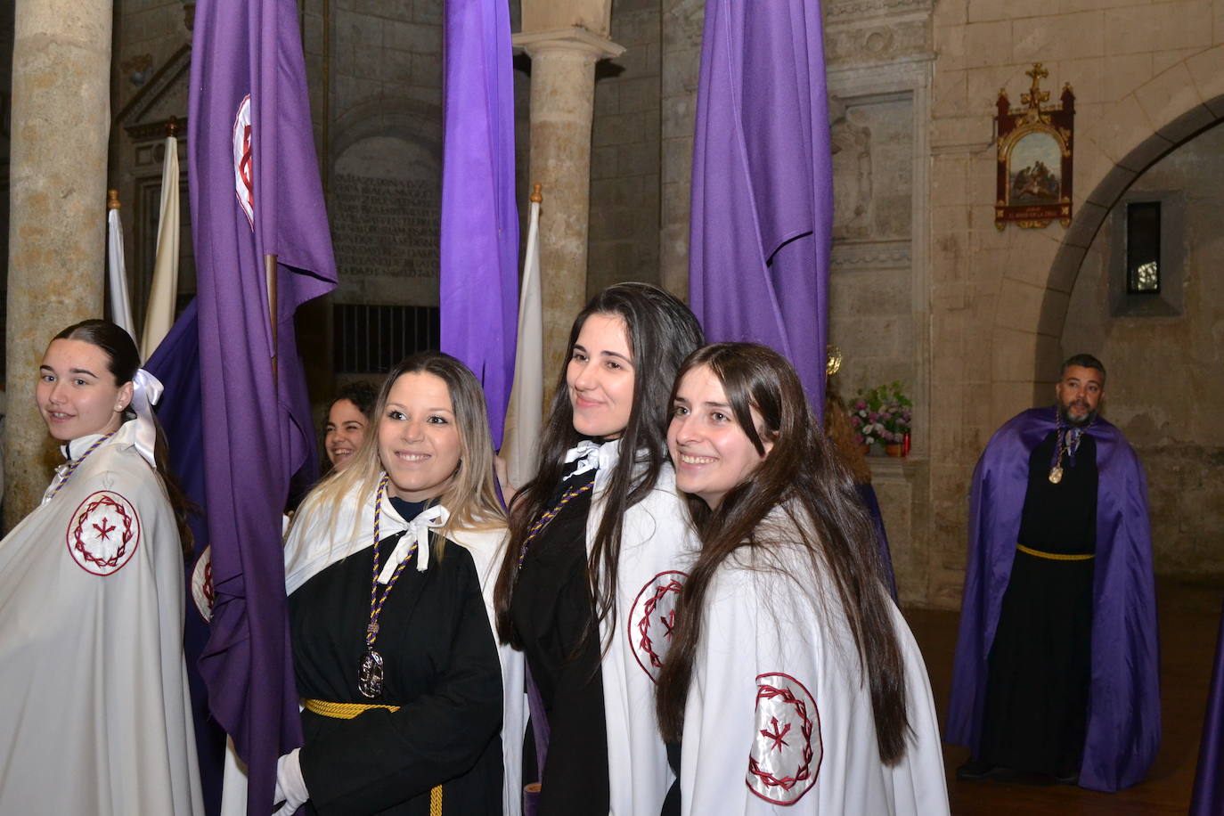 Jesús Resucitado y la Virgen se encuentran en la Plaza Mayor de Ciudad Rodrigo