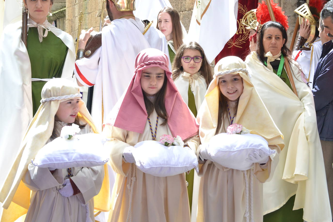 Jesús Resucitado y la Virgen se encuentran en la Plaza Mayor de Ciudad Rodrigo