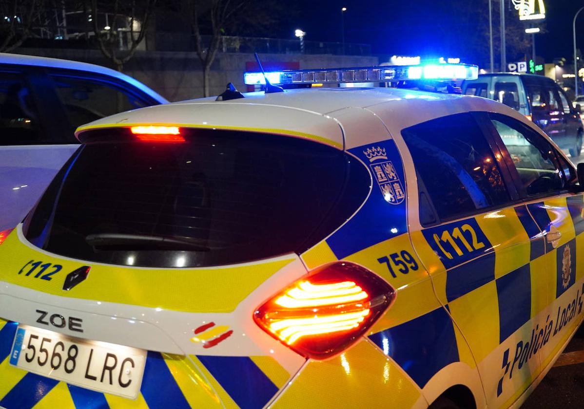 La Policía local se desplazó hasta el lugar del accidente.