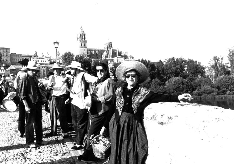 Romería de Tejares por la festividad de la Virgen de la Salud.