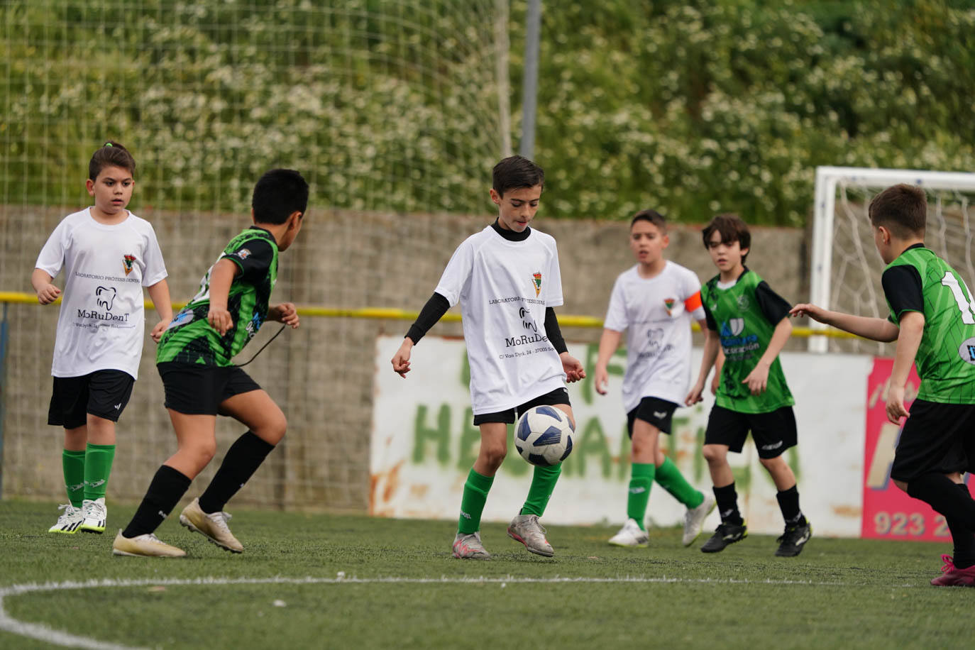 Las mejores imágenes de la jornada 21 del fútbol base en Salamanca