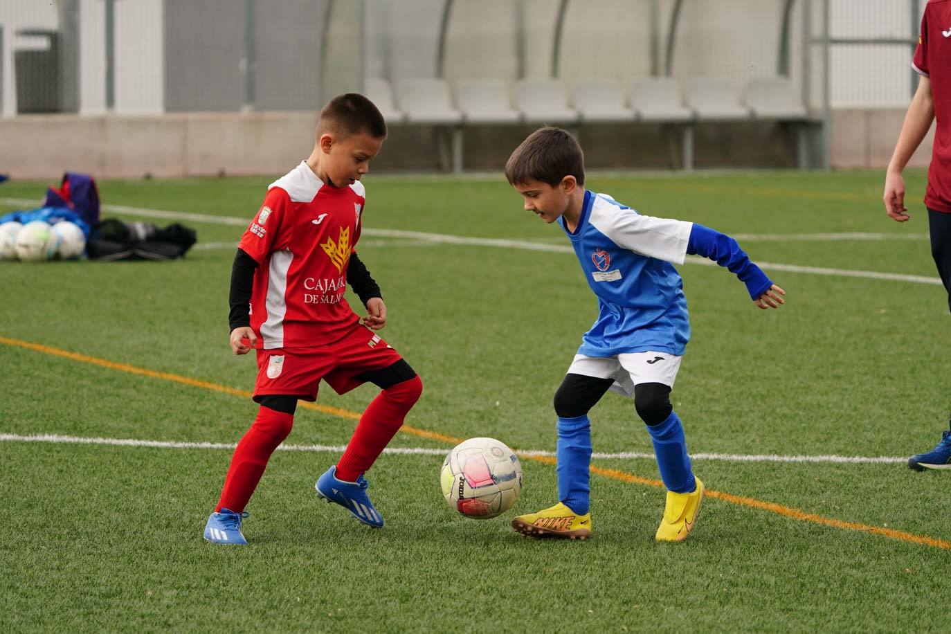 Las mejores imágenes de la jornada 21 del fútbol base en Salamanca