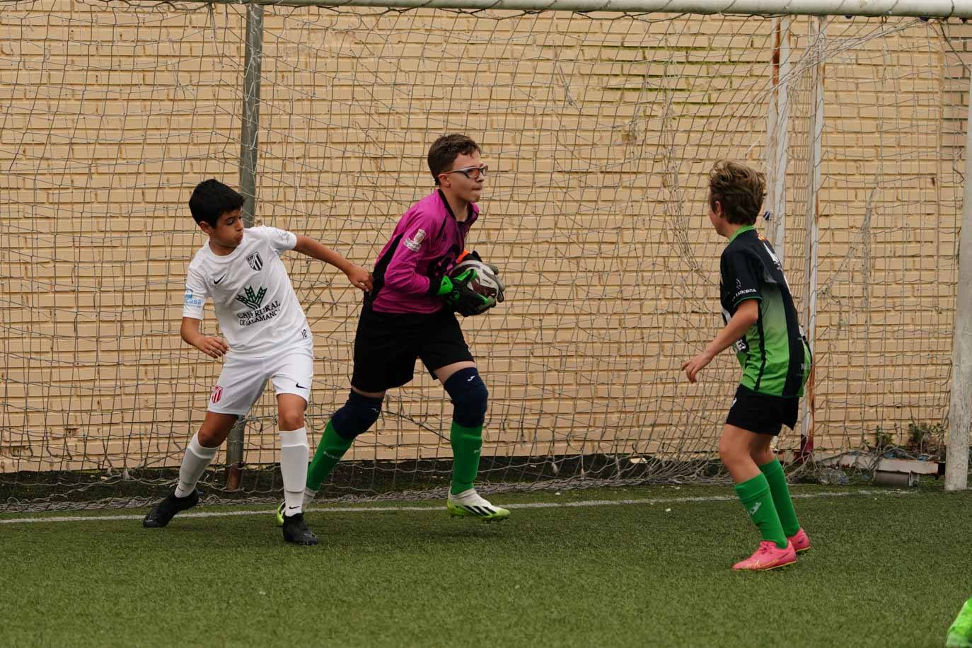 Las mejores imágenes de la jornada 21 del fútbol base en Salamanca