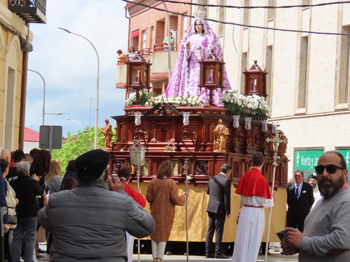 Sol espléndido para la Virgen de la Misericordia en Peñaranda