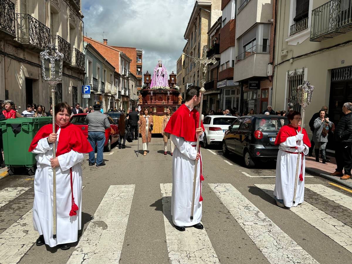 Sol espléndido para la Virgen de la Misericordia en Peñaranda