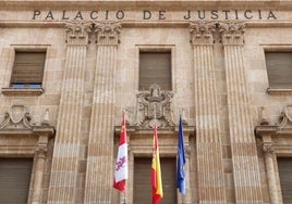 Fachada del Palacio de Justicia de Salamanca.