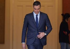 El presidente del Gobierno, Pedro Sánchez