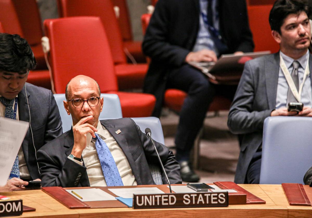 El representante adjunto de Estados Unidos ante la ONU, Robert Wood