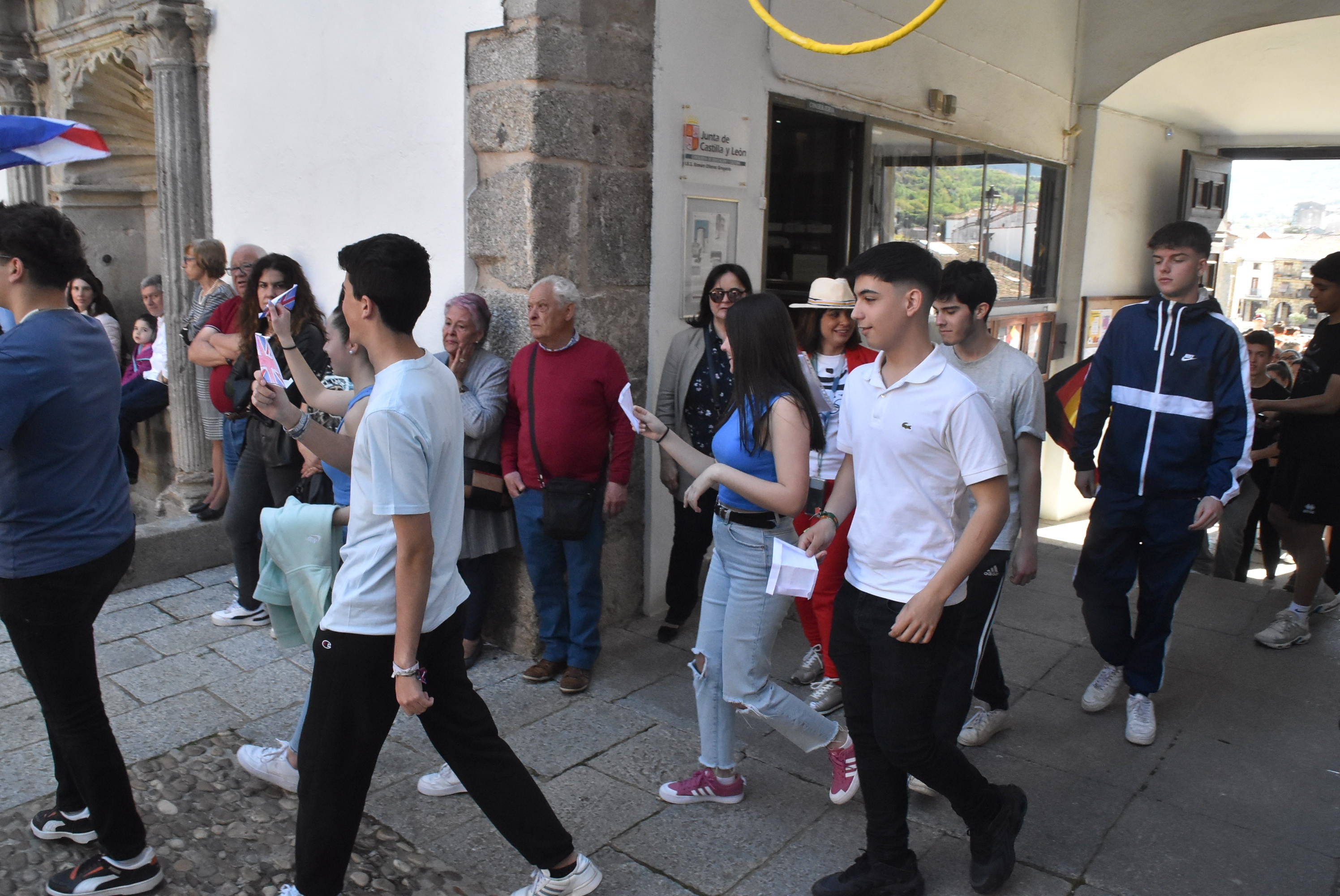 Recreación de las Olimpiadas en el instituto Ramón Olleros de Béjar