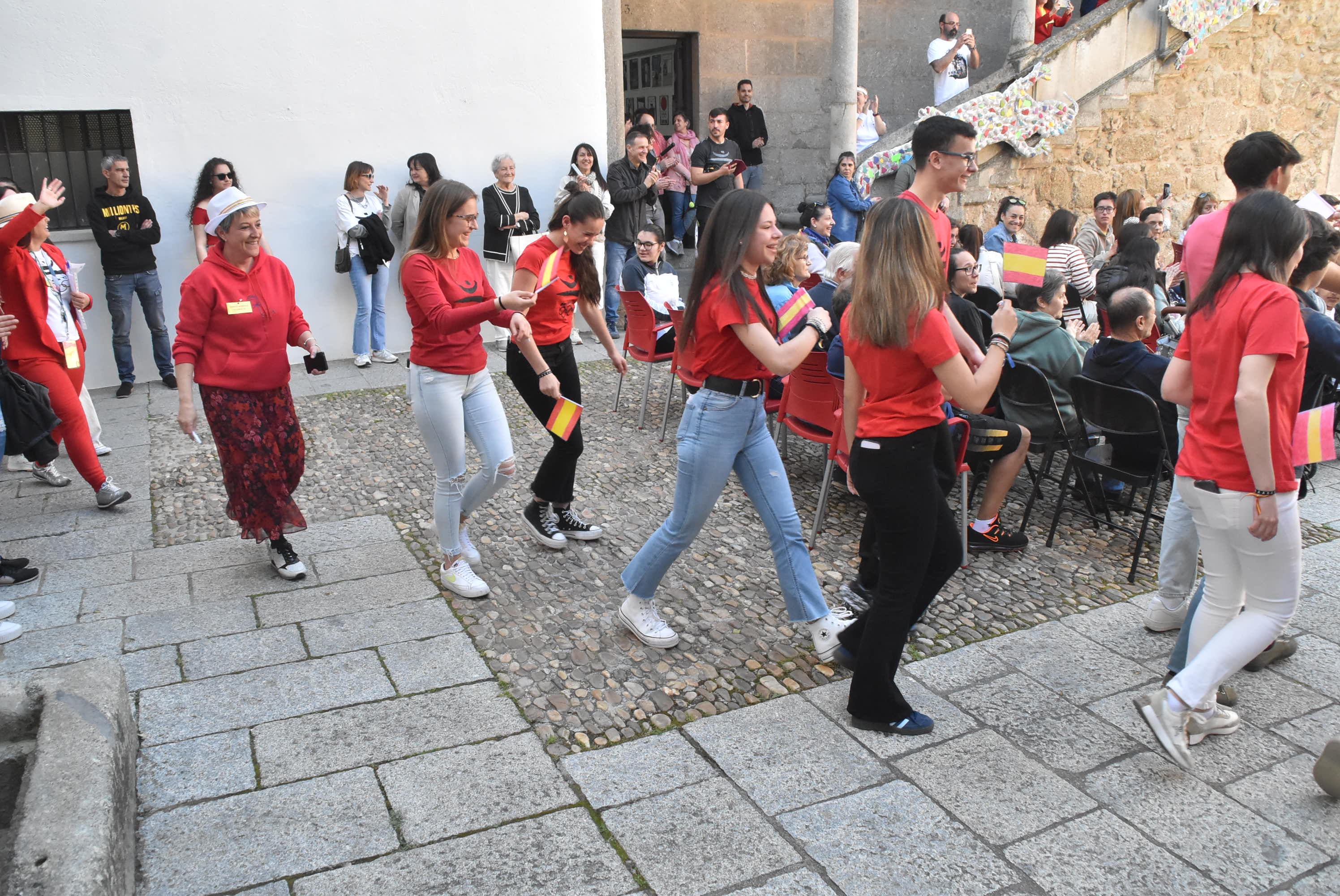 Recreación de las Olimpiadas en el instituto Ramón Olleros de Béjar