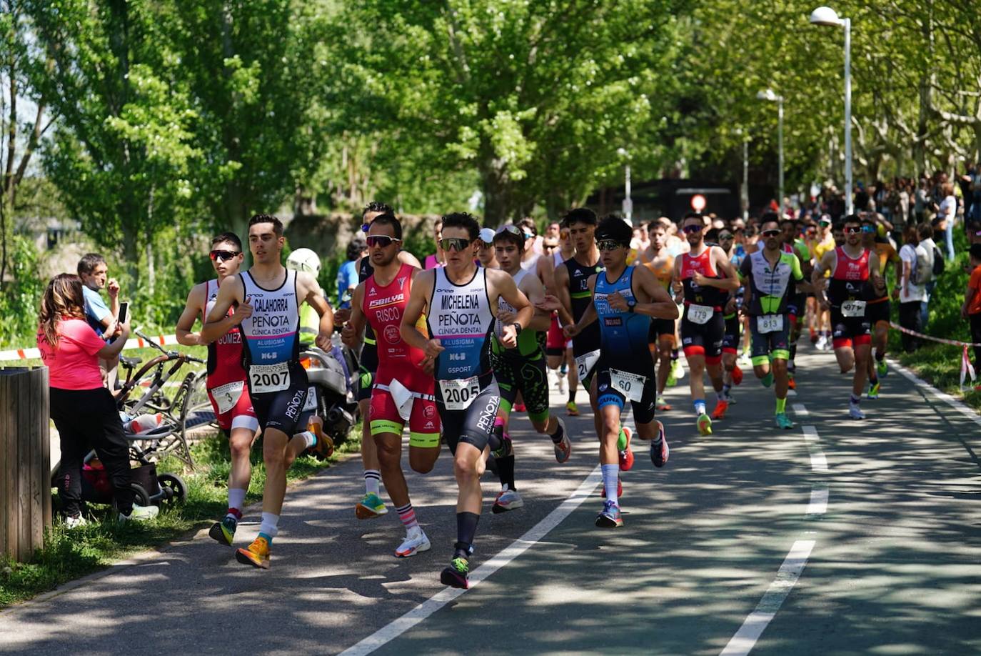 Nicolás Regidor y Marina Muñoz vencen en el Duatlón Sprint Grupo Andrés