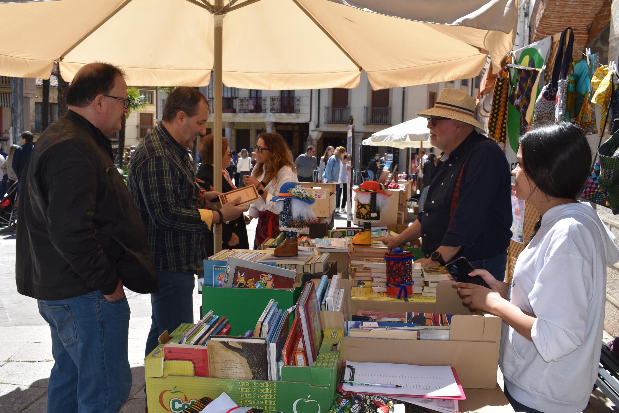 Alba de Tormes disfruta de su Feria del Libro con tintes solidarios