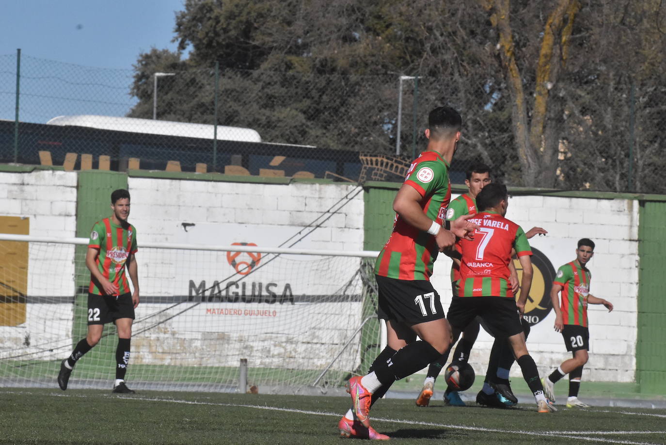 Explosión de alegría del Guijuelo tras clasificarse para el playoff