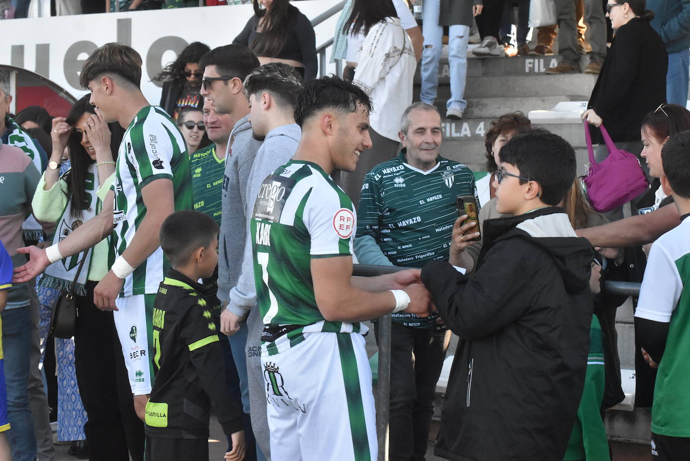 Explosión de alegría del Guijuelo tras clasificarse para el playoff