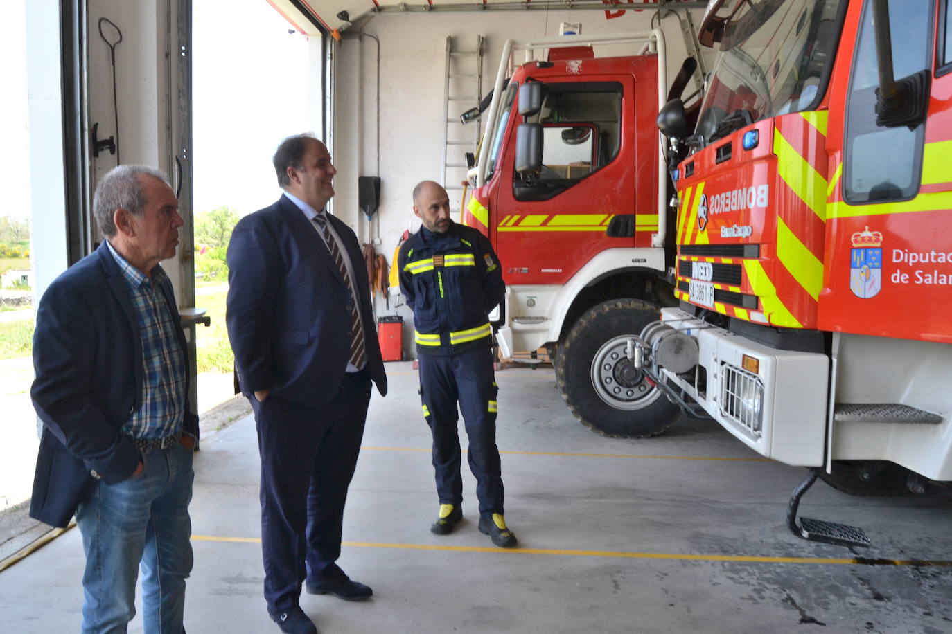 El Parque de Bomberos de Vitigudino cuenta con un nuevo vehículo