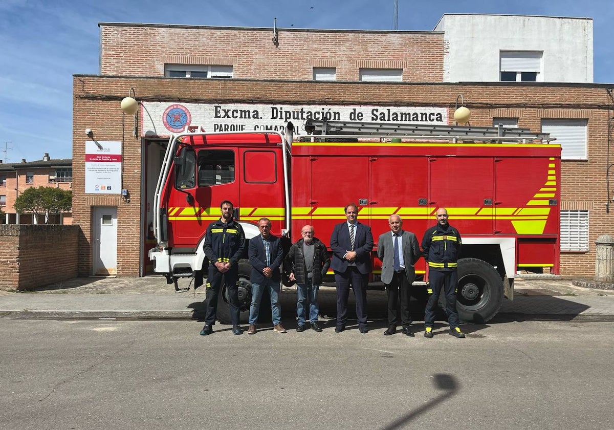 El Parque de Bomberos de Vitigudino cuenta con un nuevo vehículo