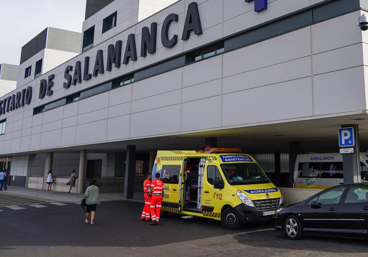 Evacuado al Hospital tras ser atropellado en Salamanca
