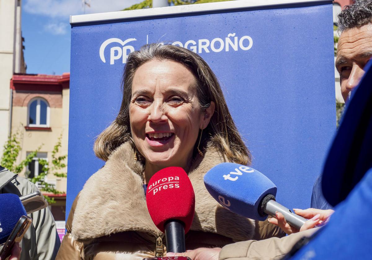 La secretaria general del PP, Cuca Gamarra