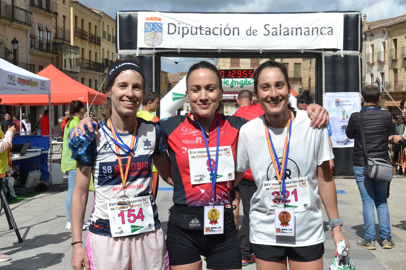 Silva y Santamaría imponen su ley en la Media Maratón de Ciudad Rodrigo