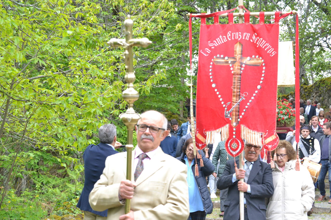 La Moza Santa recorre Sequeros seis siglos después