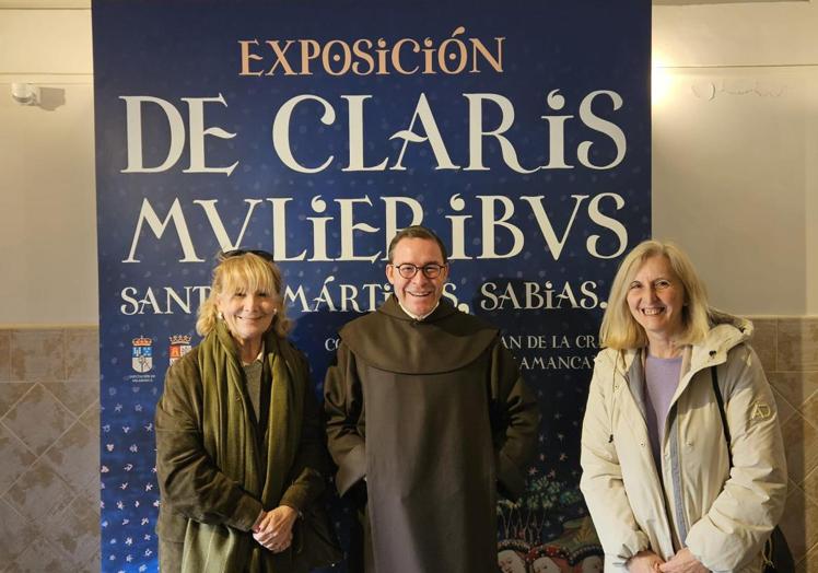 Imagen principal - Esperanza Aguirre regresa a Alba de Tormes para visitar la muestra «De Claris Mulieribus»