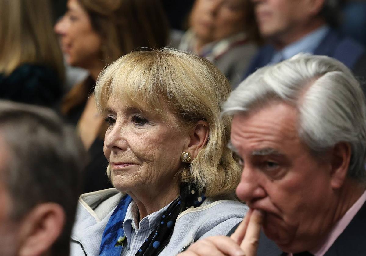 La expresidenta de la Comunidad de Madrid, Esperanza Aguirre