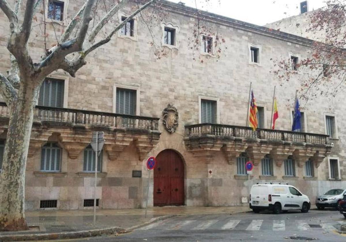 El Palacio de Justicia, sede del Tribunal Superior de Justicia de Baleares