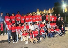 Los jugadores del Ávila, en plena celebración.