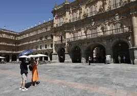 Imagen de una ola de calor en Salamanca.