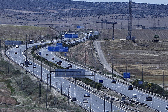 Imagen de la autovía A-62.