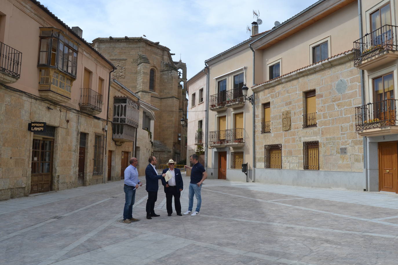 La nueva imagen de Campo de Carniceros en Ciudad Rodrigo es ya visible