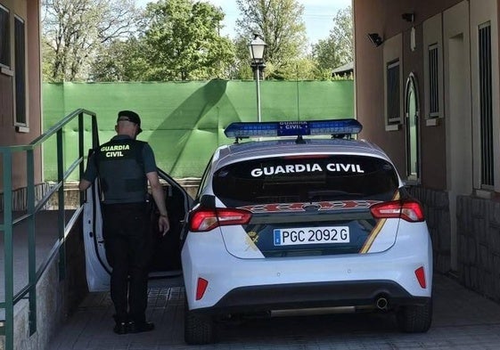 Imagen de un vehículo de la Guardia Civil en Castilla y León.