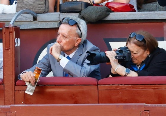 Jose Ortega Cano en la plaza de toros de Las Ventas.