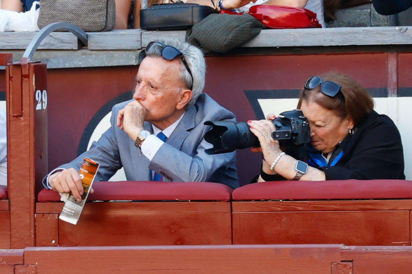 Jose Ortega Cano en la plaza de toros de Las Ventas.