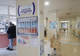 Interior de un centro de salud en la capital.