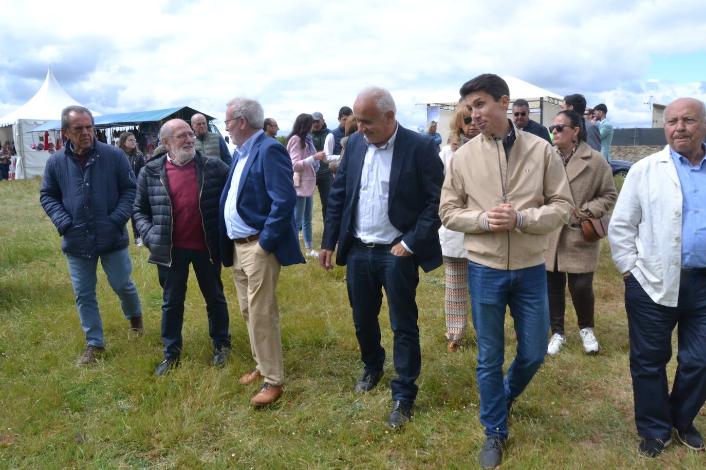 Ambiente de feria en Lumbrales con motivo de San Isidro