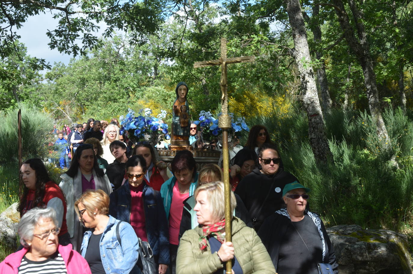 El fervor de La Alberca por la Virgen de Majadas, en imágenes