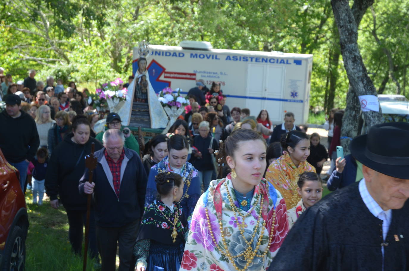 El fervor de La Alberca por la Virgen de Majadas, en imágenes
