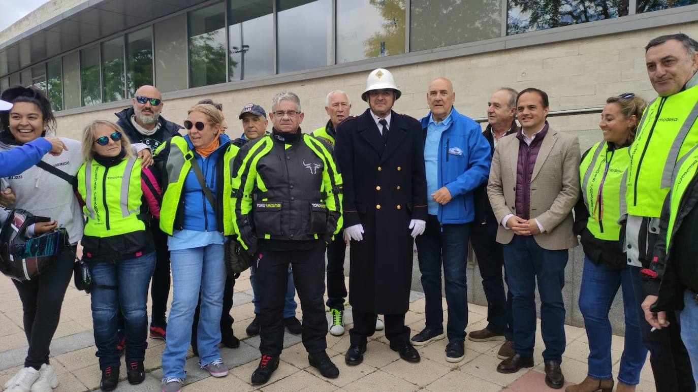 Así ha sido el espectacular rally que ha recorrido Salamanca para homenajear a la Policía Local