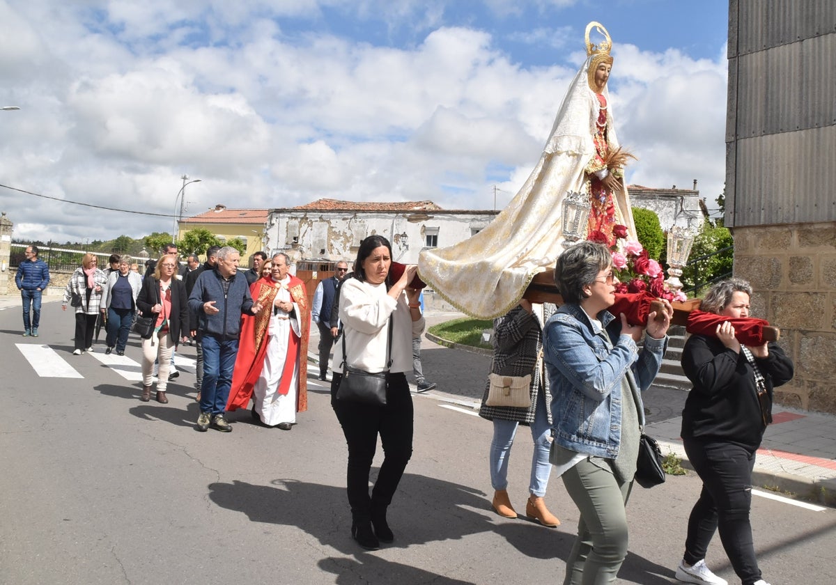 Béjar revive la tradición de la fiesta con la Virgen de la Antigua