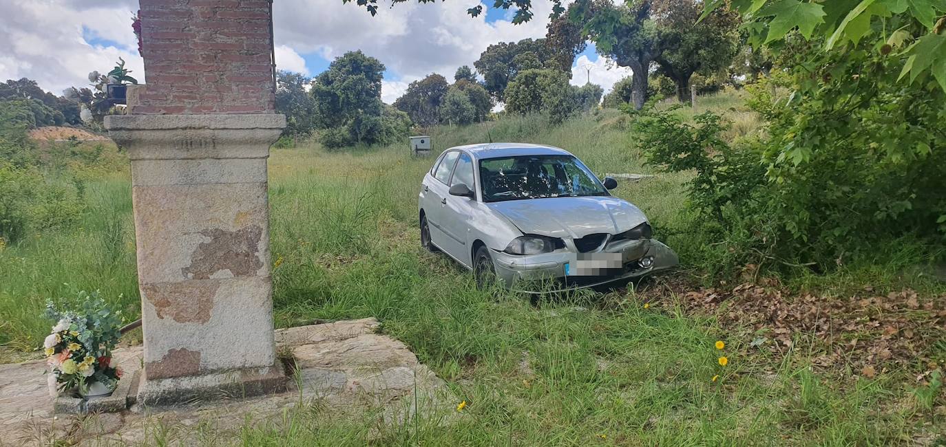 Imagen del vehículo siniestrado en el accidente.