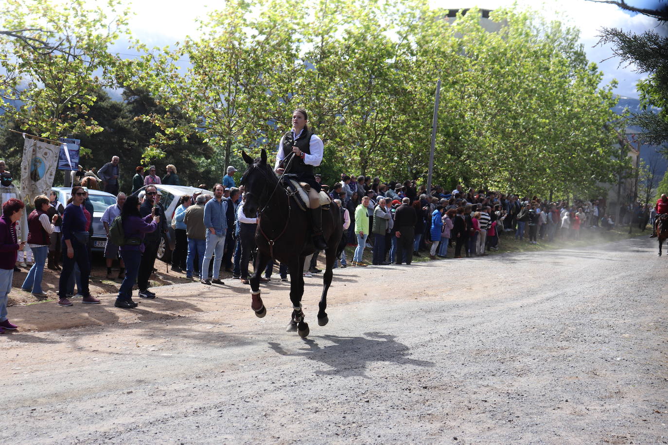 Los paporros llenan El Castañar de Béjar para honrar a la patrona