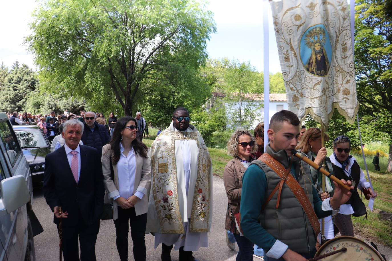 Los paporros llenan El Castañar de Béjar para honrar a la patrona