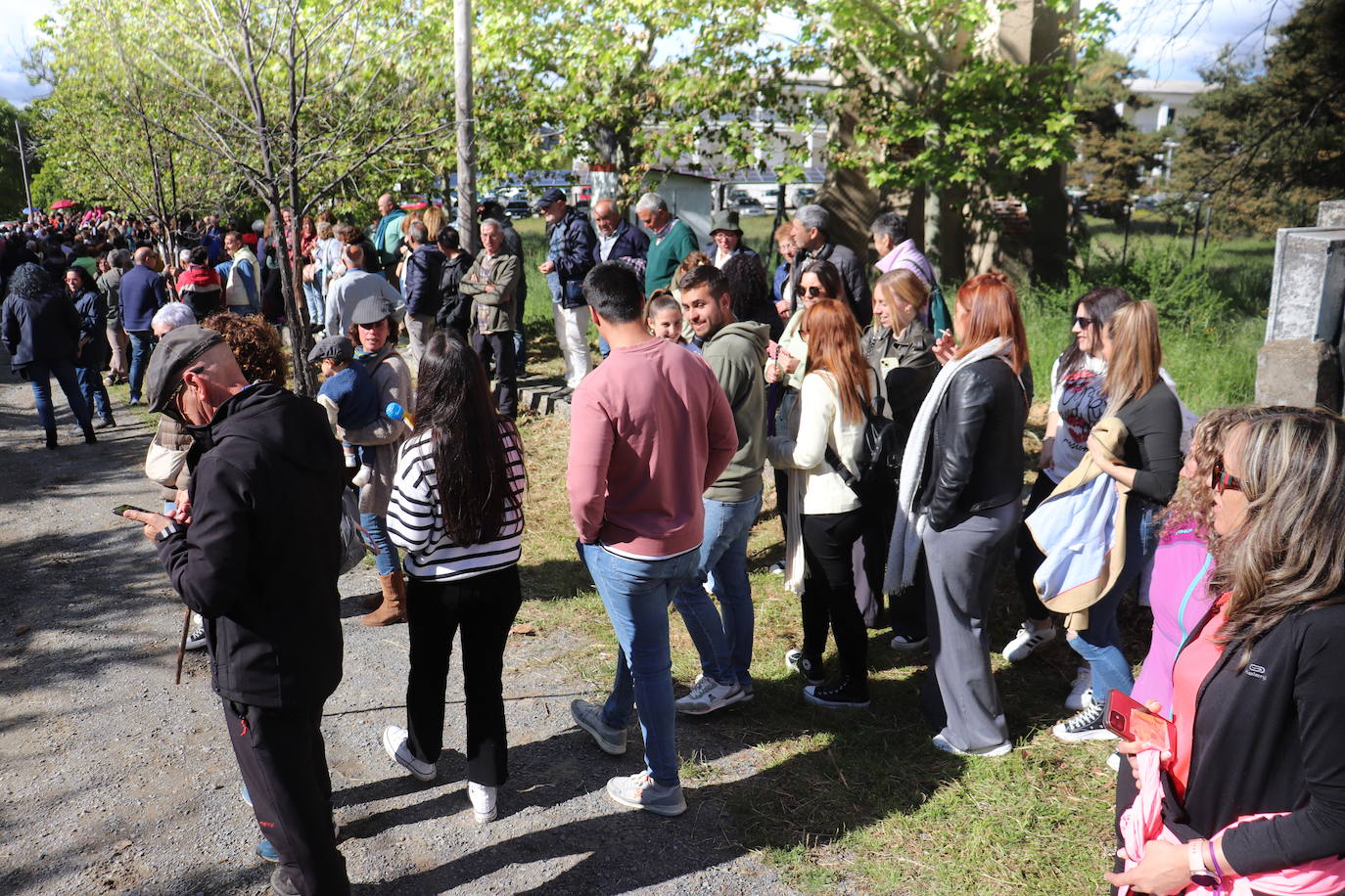 Los paporros llenan El Castañar de Béjar para honrar a la patrona