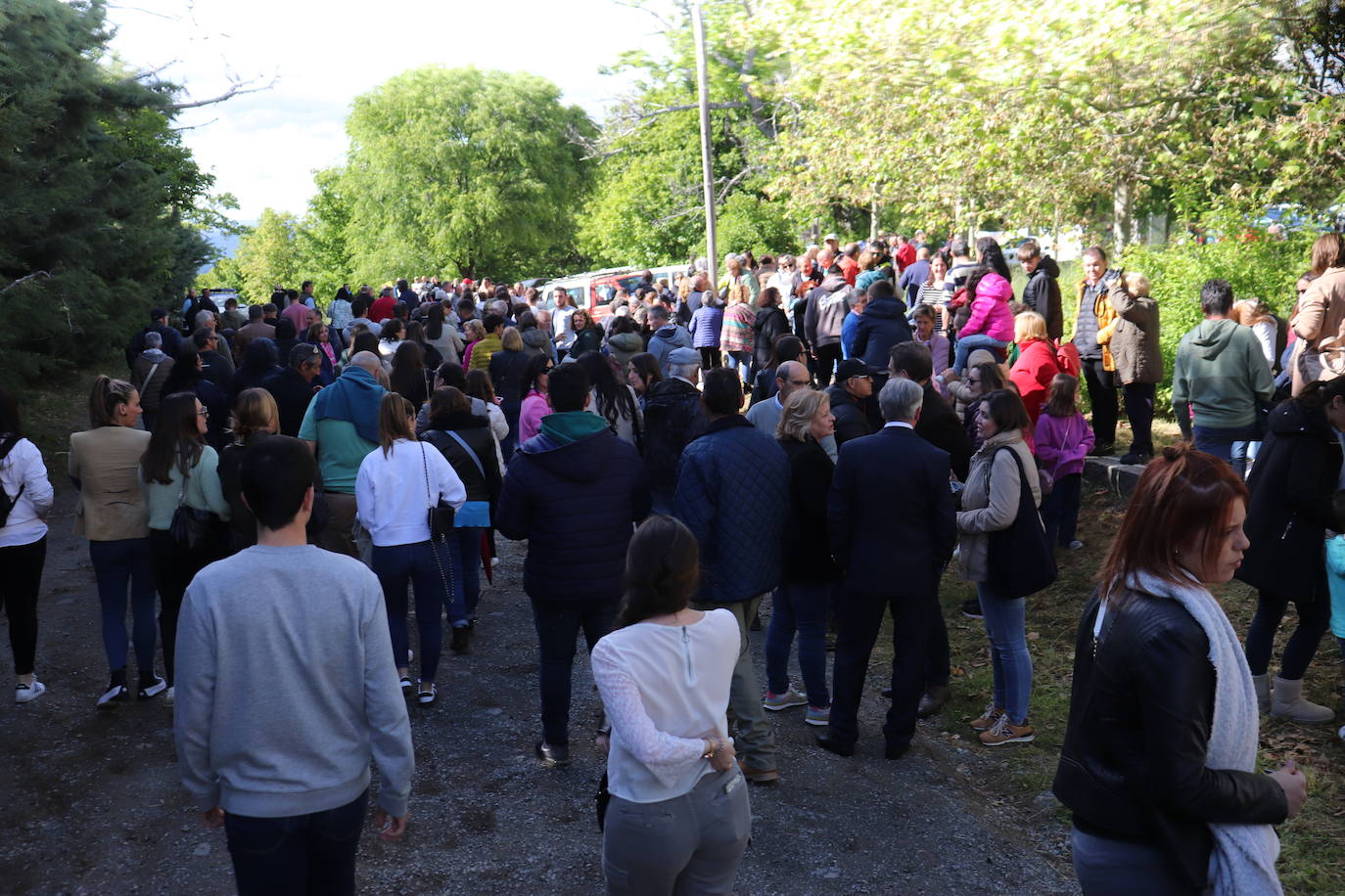 Los paporros llenan El Castañar de Béjar para honrar a la patrona